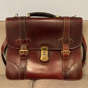 VINTAGE Holland Sport Leather Briefcase